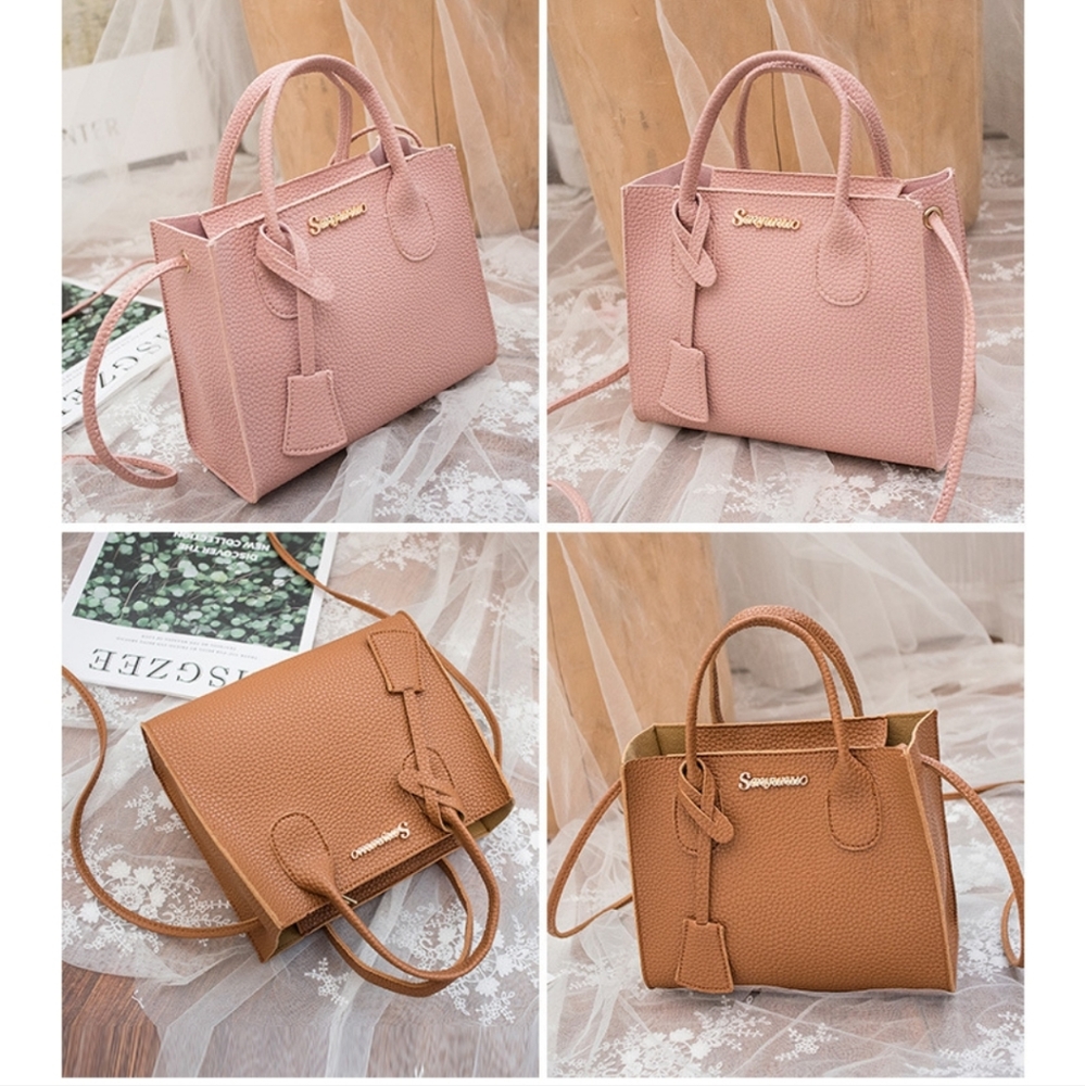 Elegant Purse, Women's Simple Faux Leather Handbag, Casual Zipper Shoulder Bags - Picture 2 of 16